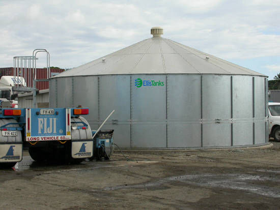 Fiji Water Tank, 108kl Southern Cross Galvanised Water Tank 