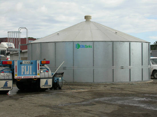 Fiji Water Tank, 108kl Southern Cross Galvanised Water Tank 