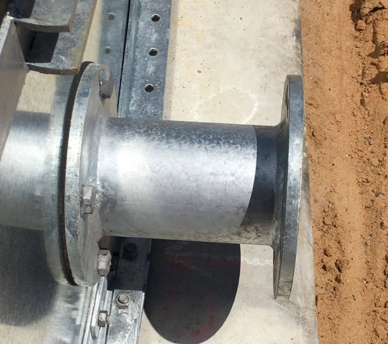 Galvansied Steel Water Tank Outlet Flange
