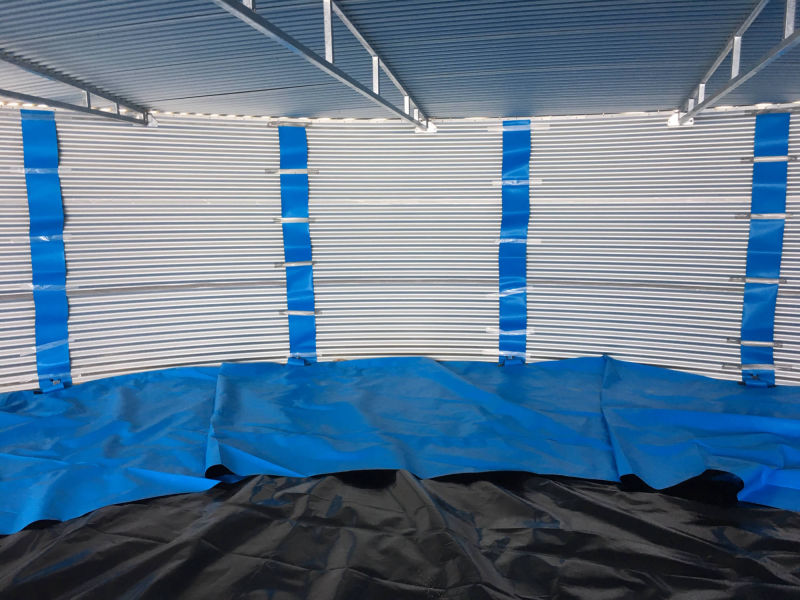 Inside Steel Water Tank - ready for liner 